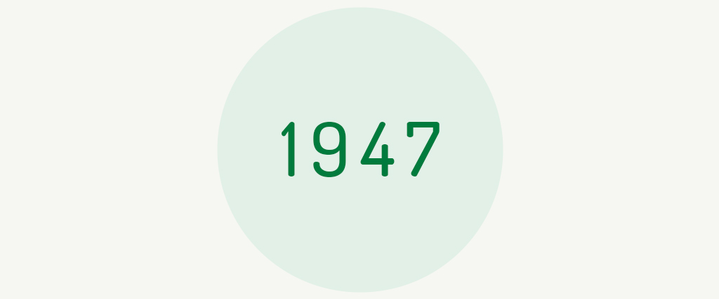 The History of Tavola Spa: 1947. Enrico Tavola establishes an individual import-export company