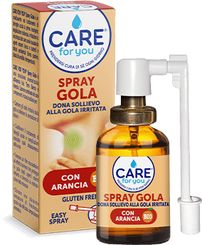CARE FOR YOU® Gola è una linea studiata per il benessere della gola CARE FOR YOU® Gola è una linea studiata per il benessere della gola