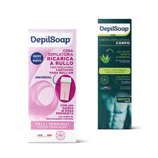 DEPILSOAP MEN: For indoloerous hair removal suitable for all skin types